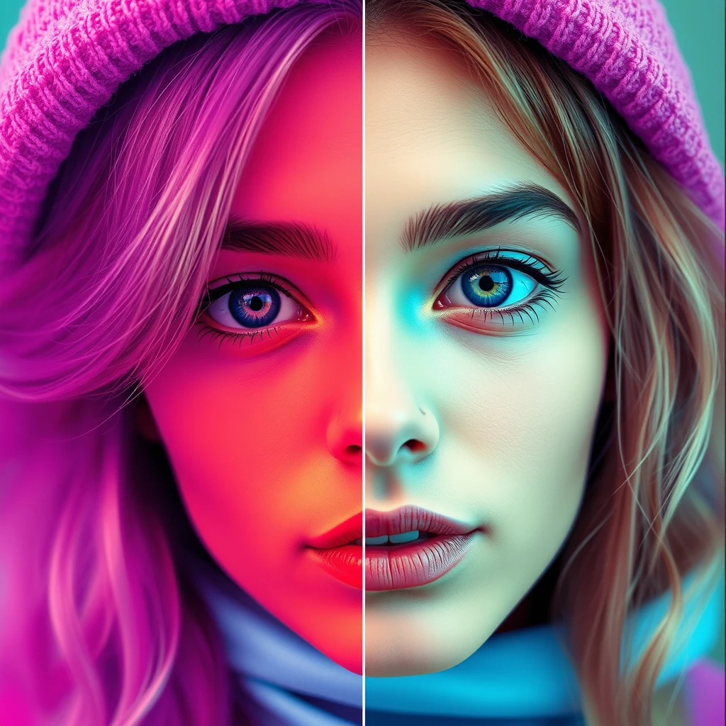 Interactive color correction demo image